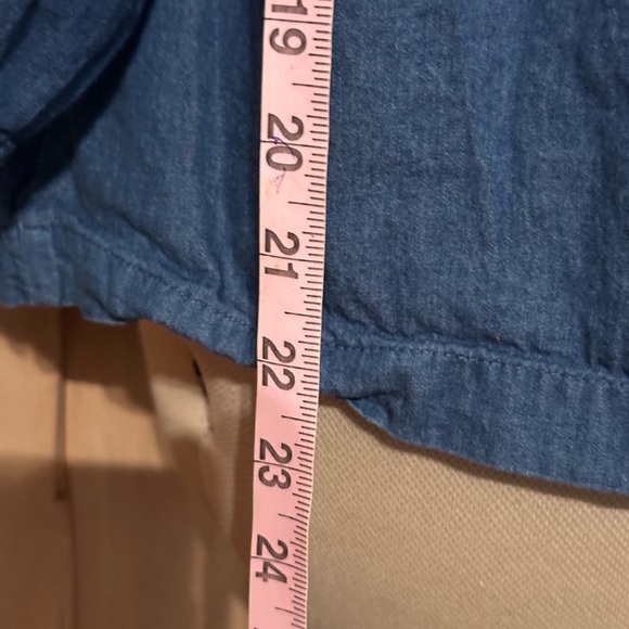 GUC Anthropologie Ulla Patchwork Denim Blouse US6 Medium by Seen Worn Kept - Picture 8 of 9